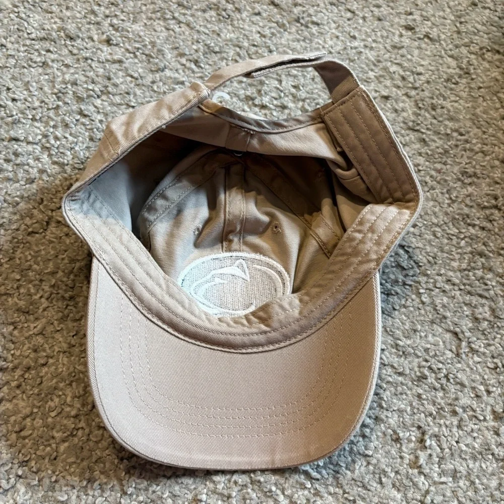 Penn State Nittany Lions Beige Tan Cap Baseball Hat Adjustable